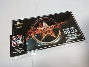 B'z LIVE-GYM Pleasure 2023 STARS TOUR FINAL 会場限定 メモリアルプレート+ステッカー 9月24日 ファイナル ヤンマースタジアム