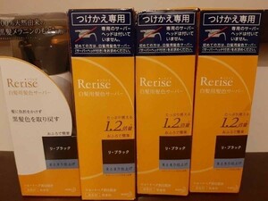 新品　花王 Rerise リライズ 白髪用　白髪染めサーバーヘッド　つけかえ用　サーバー　ブラック黒　まとまり仕上げ　リブラック　送料無料