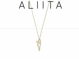 保管品5.9万◎ALIITA★人参 アリータ◎9KYG ネックレス アクセサリー ゴールド ジュエリー イタリア キャロット にんじん