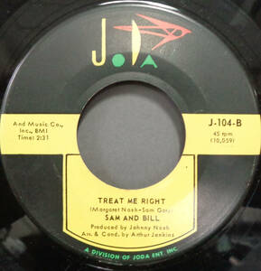 【SOUL 45】SAM AND BILL - FLY ME TO THE MOON / TREAT ME RIGHT (s231027039) 