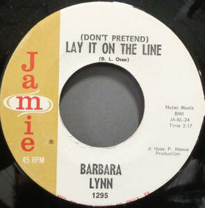 【SOUL 45】BARBARA LYNN - LAY IT ON THE LINE / CARELESS HANDS (s231031039)