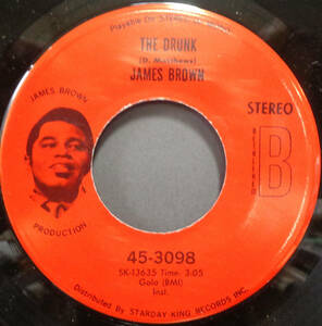 【SOUL 45】JAMES BROWN - THE DRUNK / A MAN HAS TO GO BACK TO THE CROSSROADS (s231031020)