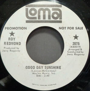 【SOUL 45】ROY REDMOND - GOOD DAY SUNSHINE / THAT OLD TIME FEELING (s231028034)