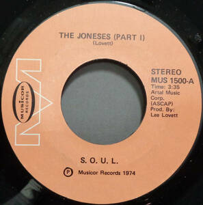 【SOUL 45】S.O.U.L. - THE JONESES / PT.2 (s231014020)