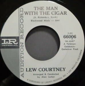 【SOUL 45】LEW COURTNEY - THE MAN WITH THE CIGAR / COME ON HOME (s231021031)