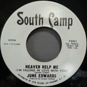 【SOUL 45】JUNE EDWARDS - HEAVEN HELP ME / MY MAN (s231015008)