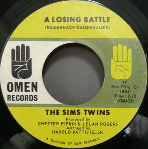 【SOUL 45】SIMS TWINS - A LOSING BATTLE / I GO-FER YOU (s231030002)