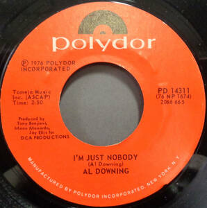 【SOUL 45】AL DOWNING - I'M JUST NOBODY / I LOVE TO LOVE (s231031029)