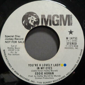 【SOUL 45】EDDIE HORAN - YOU'RE A LOVELY LADY IN MY EYES / THE UPS AND DOWNS OF A LOVE AFFAIR (s231007035)