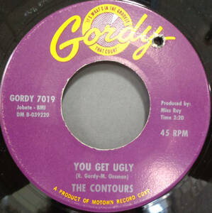 【SOUL 45】CONTOURS - YOU GET UGLY / PA I NEED A CAR (s231017037)