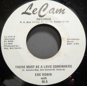 【SOUL 45】EDE ROBIN with 96.8 - THERE MUST BE A LOVE SOMEWHERE / CHICK'N SLACKS (s231007031)