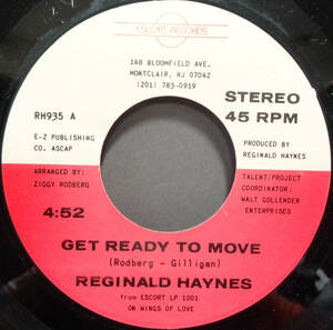 【SOUL 45】REGINALD HAYNES - GET READY TO MOVE / I'LL BE SWEETER THAN YESTERDAY (s231031014)