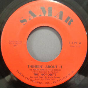 【SOUL 45】NOBODY'S - THINKIN ABOUT IT / THIS MAY BE THE LAST TIME (s231026017) 