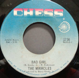 【SOUL 45】MIRACLES - BAD GIRL / I LOVE YOU BABY (s231031006)