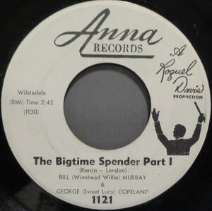 【SOUL 45】BILL (WINEHEAD WILLIE) MURRAY & GEORGE (SWEET LUCY) COPELAND - THE BIGTIMES SPENDER / PT.2 (s231001023)