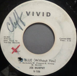 【SOUL 45】JOE MURPHY - SO BLUE (WITHOUT YOU) / IT'S A WEAKNESS (s231001027)