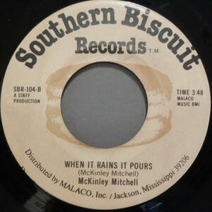 【SOUL 45】McKINLEY MITCHELL - WHEN IT RAINS IT POURS / FALLIN FOR YOUR LOVE (s231002014)
