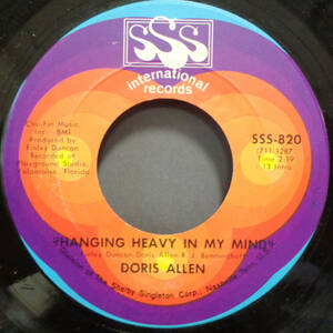 【SOUL 45】DORIS ALLEN - I'LL JUST KEEP ON LOVIN YOU / HANGING HEAVY IN MY MIND (s231028042)