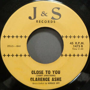 【SOUL 45】CLARENCE ASHE - CLOSE TO YOU / DON'T OPEN THE DOOR ON MONDAY MORNING (s231031027)