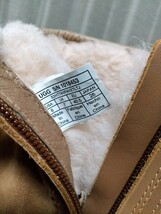 ★美品★ UGG アグ クラシック ミニ ジップ ウォータープルーフ ムートン ブーツ チェスナット メンズ 26cm 防水加工 定価70400円_画像9