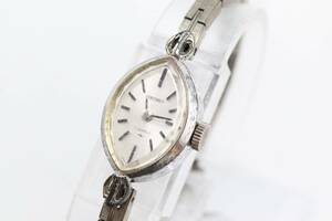 【W92-8】動作品 SEIKO セイコー 17石 手巻き 腕時計 11-7430 レディース【送料全国一律185円】