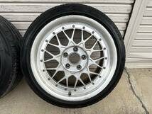 BBS RS2 RSⅡ024　RSⅡ023 17インチ 215/45ZR17 17X9J 17X8J +45 タイヤ ホイール 5H/114.3 4本 セット。。_画像5