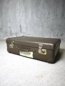 ビンテージ スーツケース 旅行鞄 インテリア 収納 店舗什器 ヴィンテージ チェック 旅行 アンティーク ディスプレイ 収納 小物入れ