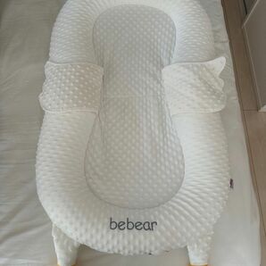 Bebamour ベビーベッド 折りたたみ式 ベッドインベッド 添い寝 簡易ベッド 新生児 正反面使用可（白鳥）