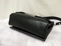 ●超美品●CELINE セリーヌ●ブレード●カーフ レザー 本革●ミディアム ワンショルダー バッグ●黒●SV金具●肩掛け●B5 収納●Js41002_画像7