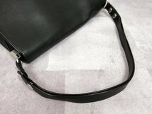 ●超美品●CELINE セリーヌ●ブレード●カーフ レザー 本革●ミディアム ワンショルダー バッグ●黒●SV金具●肩掛け●B5 収納●Js41002_画像5