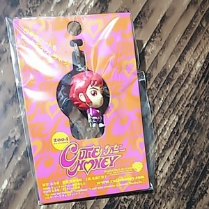 [ cat pohs free shipping ] Cutie Honey mascot charm key holder 
