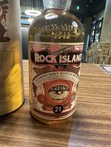 1円〜【未開栓】ROCK ISLAND ロック アイランド 21年 スコッチウイスキー スモールバッチ 700ml 46% 箱付き_画像2