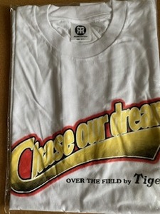 新品・未使用品　阪神タイガース 公式グッズ Ｔシャツ 優勝記念 ユニホームChase Our dream　夢Tシャツ　白 　サイズ　フリー