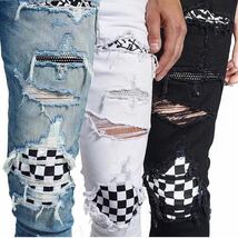 AMIRI art patch Jean アミリ アートパッチデニムパンツ サンローラン ペインター デストロイスキニー ひすヒステリックグラマー キムタク_画像2