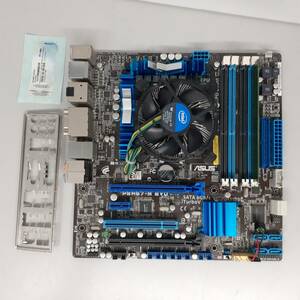 ASUS P8H67-M EVO LGA1155 INTEL第2世代CPU対応 MicroATX CPU メモリ付属 中古 BIOS起動ジャンク品