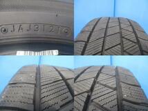 4本 中古 ブリヂストン ブリザック BLIZZAK VRX3 スタッドレス タイヤ 195/65R15 91Q 2021年製 ノア ヴォクシー プリウスなどに_画像3