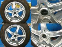 送料無料 中古 スタッドレス ブリヂストン ブリザック DM-V3 DM-V2 225/65R17 102Q ホイール付 4本 CR-V CX-5 レガシィアウトバック_画像9