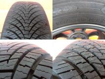 185/55R15 DUNLOP ALL SEASON MAXX AS1 中古 オールシーズンタイヤ ４本 フィット ラウム マーチ デミオ 2022年製_画像3