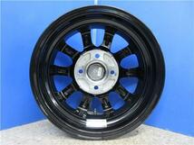 送料無料 145R12 6PR 貨物 145/80R12 LT 80/78N 4本 BS W300 ブリヂストン スタッドレス ホイール セット 22年製 冬 軽トラ 軽バン N-VAN_画像5