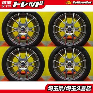 送料無料 グッドイヤー RVF02 185/55R16 レオニス ナヴィア 6J +45 4H100 ヤリス インサイト シャトル フィット フリード スイフト 埼玉