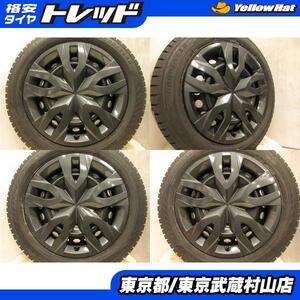 タイヤ新品 トヨタ 60系 プリウス 純正 17*6.5J+40 114.3 5H スチール + グッドイヤー アイスナビ８ 195/60R17 武蔵村山 新車外し