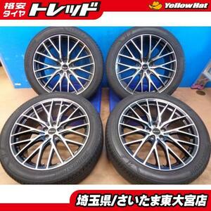 【東大宮】レクサス RXオーナーへ！★ 送込 美品 Precious HM-1 20x8.5 +35 5/114.3 BRIDGESTONE ALENZA001 255/45R20 101W 2021製