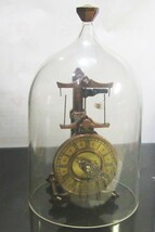Tomy Guild Clock　トミー　ギルド・クロック　金属製　純正透明ケース付き　1979年製　ゼンマイ駆動　機械式　稼働中　おもちゃ時計　単針_画像5
