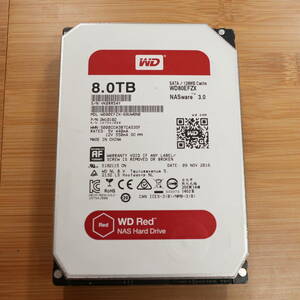 Western Digital NAS用 Red WD80EFZX SATA/128MB CMR 8TB 中古動作確認済③