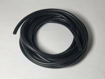 ◇ ３m 耐油 燃料ホース ゴム 草刈機 刈払機 チェーンソー エンジン用 汎用 Fuel hose / 外径 約5mm 内径 約2.5mm / 黒色 新品_画像2