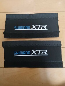 【未使用】チェーンステープロテクター　カバー　ガード　2枚　シマノ　XTR SHIMANO