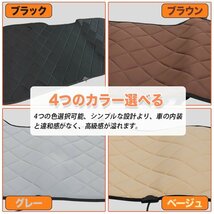 【送料無料】汎用 後部座席用 ホットカーシート ★DC12V専用 座席シートヒーター ヒーター内蔵 過熱保護 温度調整！★色選択_画像4