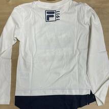 FILA長袖Tシャツ130センチ白_画像4