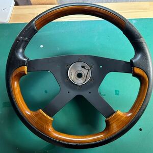  Nardi - wood × leather combination steering gear 20 Soarer .. use steering gear Boss attaching NARDI