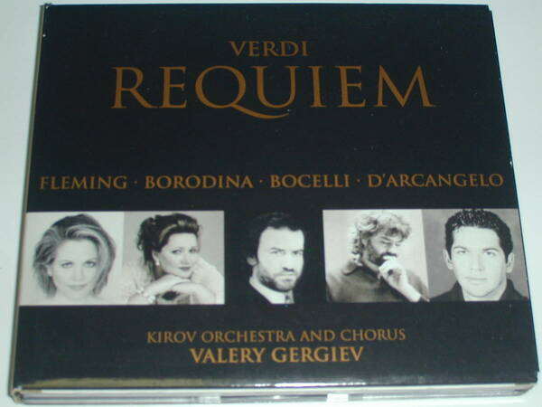 CD ヴェルディ：レクイエム／ゲルギエフ指揮、マリインスキー劇場管弦楽団、フレミング、ボチェッリ、他　輸入盤